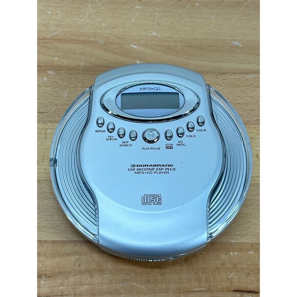 Durabrand Portable CD / MP3 Player Model CD-96 Silver Tested Working - Picture 1 of 6